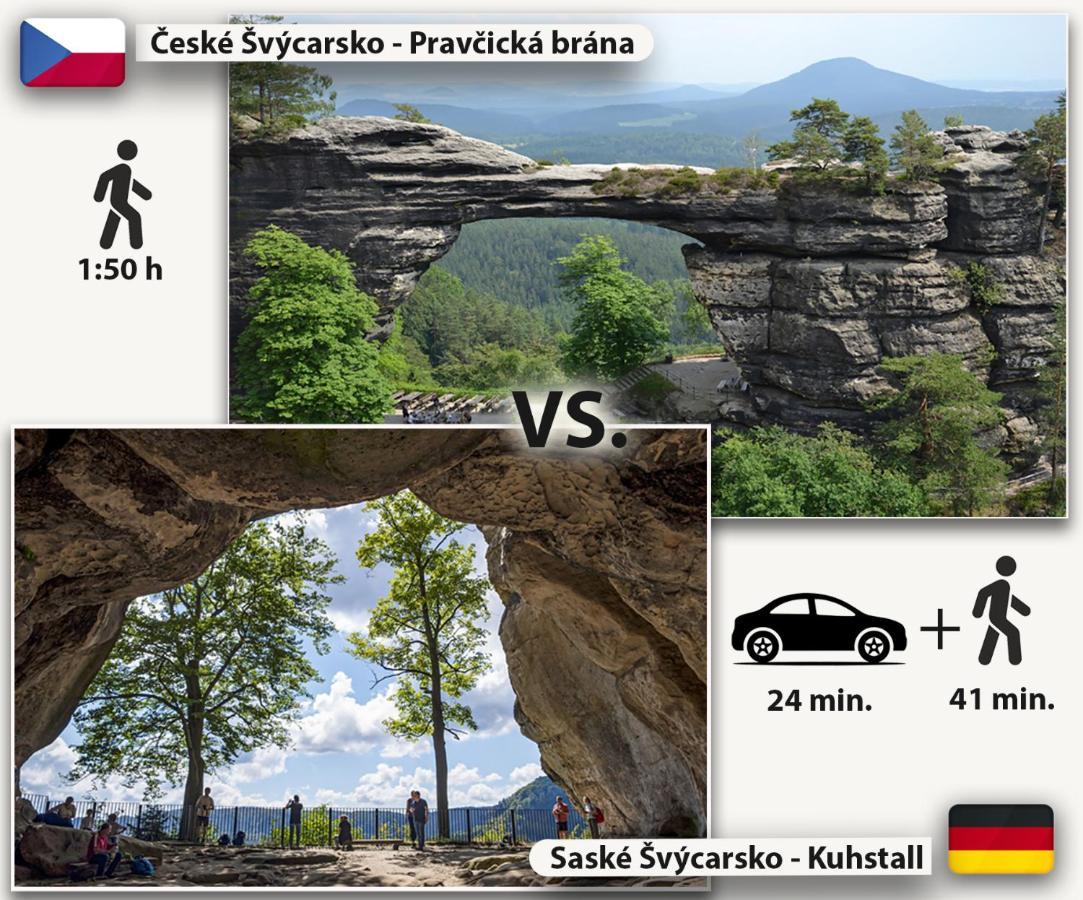 Pension Pod Skalou Hrensko Bagian luar foto