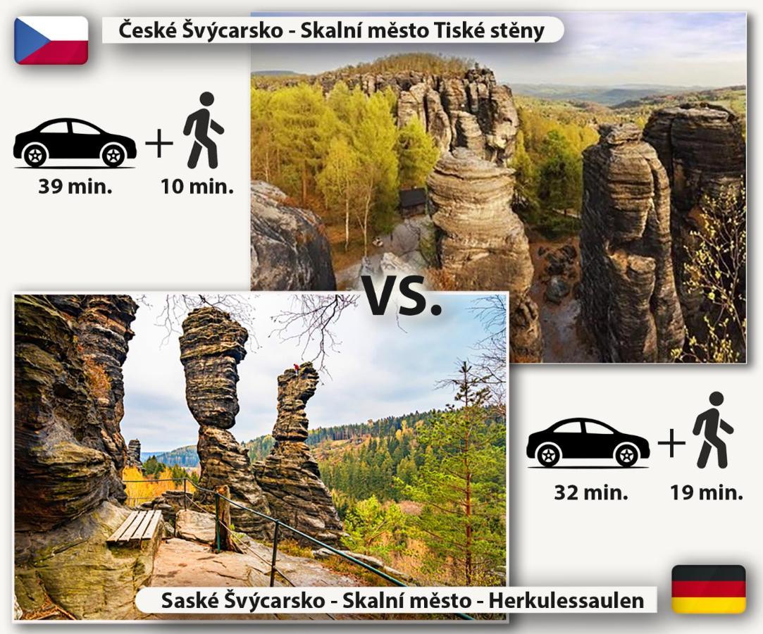 Pension Pod Skalou Hrensko Bagian luar foto